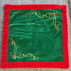 Festive Green and Red Holiday Placemat